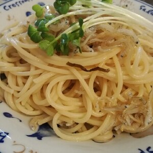 じゃこの和風パスタ。